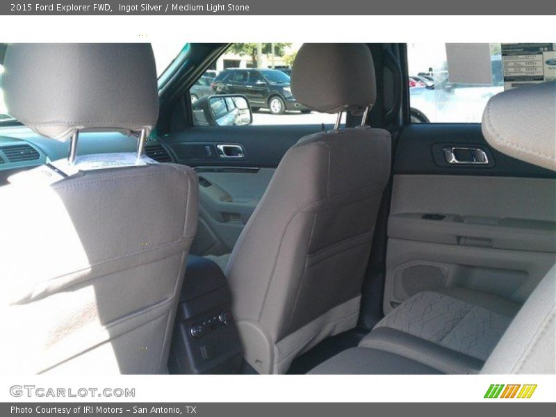 Ingot Silver / Medium Light Stone 2015 Ford Explorer FWD