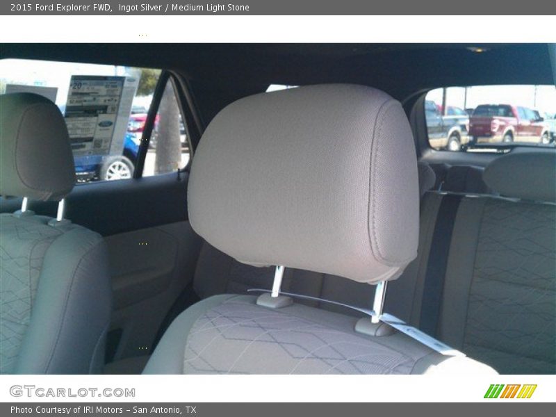 Ingot Silver / Medium Light Stone 2015 Ford Explorer FWD