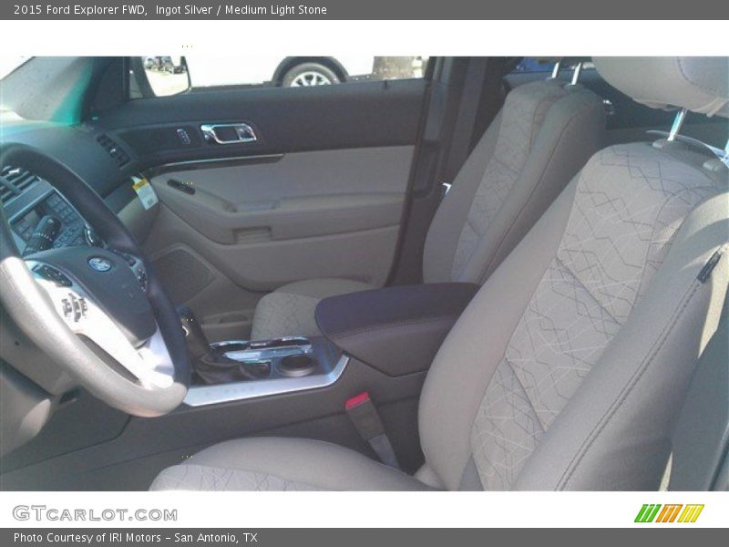 Ingot Silver / Medium Light Stone 2015 Ford Explorer FWD