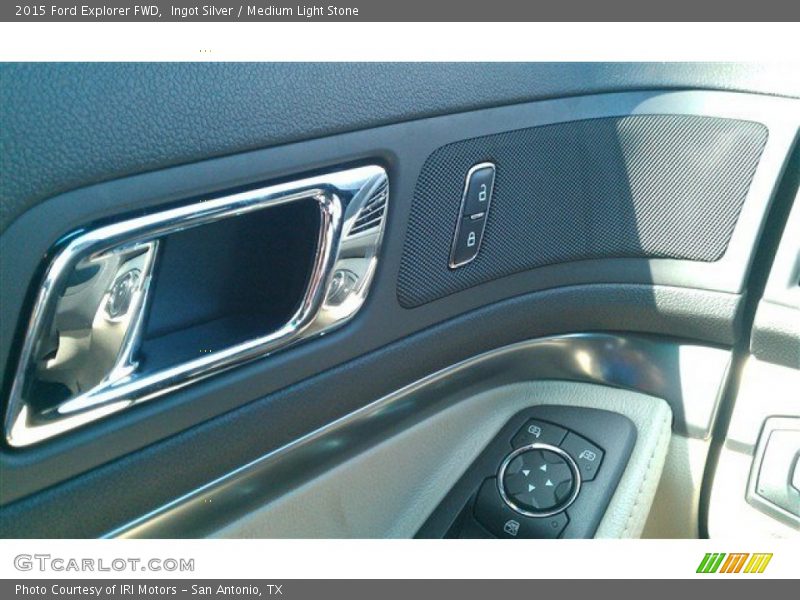 Ingot Silver / Medium Light Stone 2015 Ford Explorer FWD