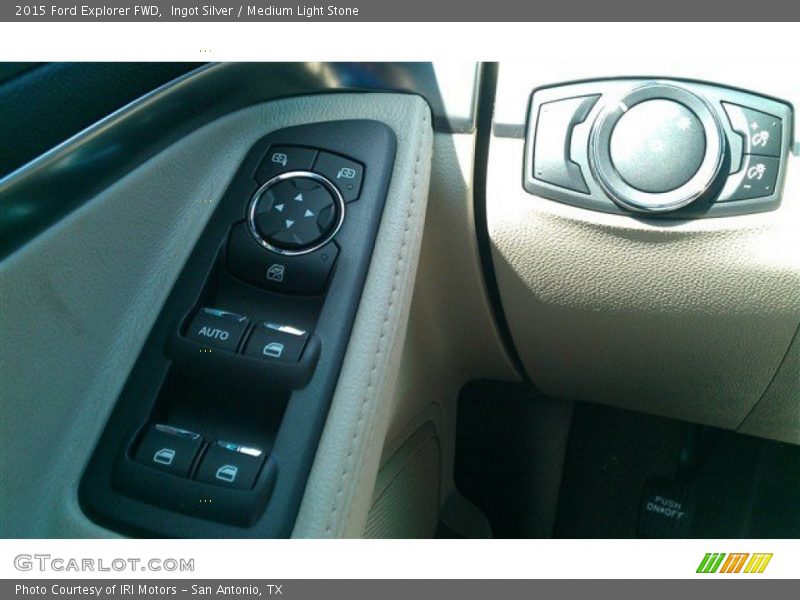 Ingot Silver / Medium Light Stone 2015 Ford Explorer FWD