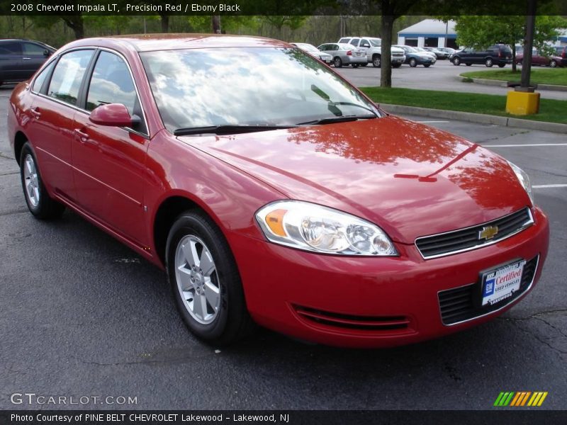 Precision Red / Ebony Black 2008 Chevrolet Impala LT