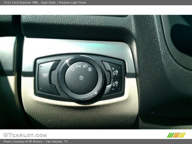 Ingot Silver / Medium Light Stone 2015 Ford Explorer FWD