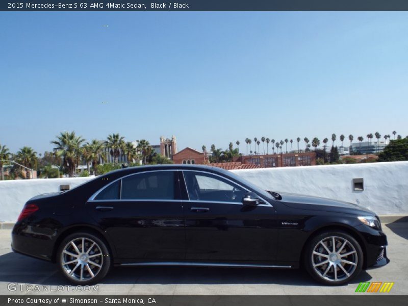 Black / Black 2015 Mercedes-Benz S 63 AMG 4Matic Sedan