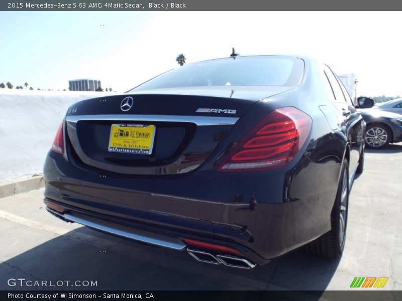 Black / Black 2015 Mercedes-Benz S 63 AMG 4Matic Sedan