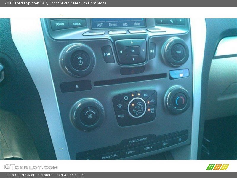 Ingot Silver / Medium Light Stone 2015 Ford Explorer FWD