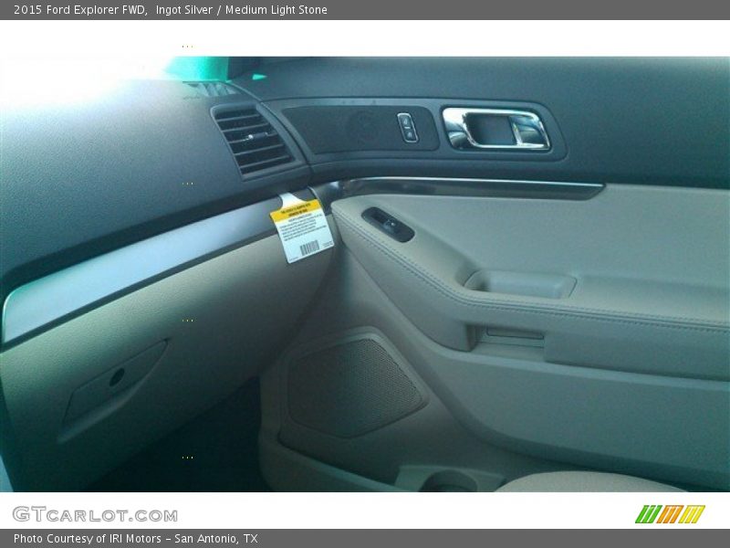 Ingot Silver / Medium Light Stone 2015 Ford Explorer FWD