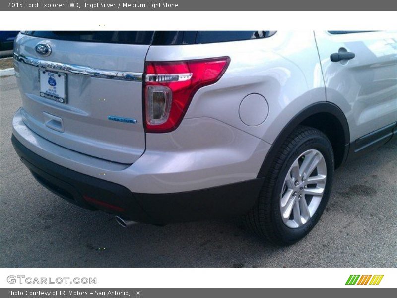 Ingot Silver / Medium Light Stone 2015 Ford Explorer FWD