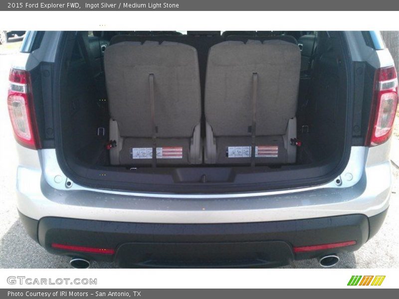 Ingot Silver / Medium Light Stone 2015 Ford Explorer FWD