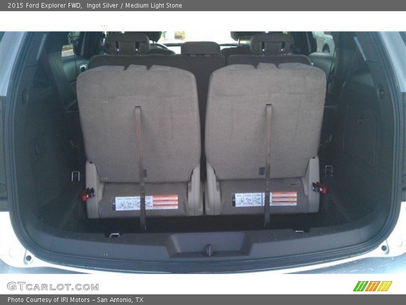 Ingot Silver / Medium Light Stone 2015 Ford Explorer FWD