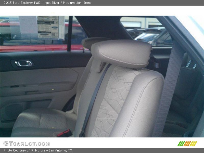 Ingot Silver / Medium Light Stone 2015 Ford Explorer FWD
