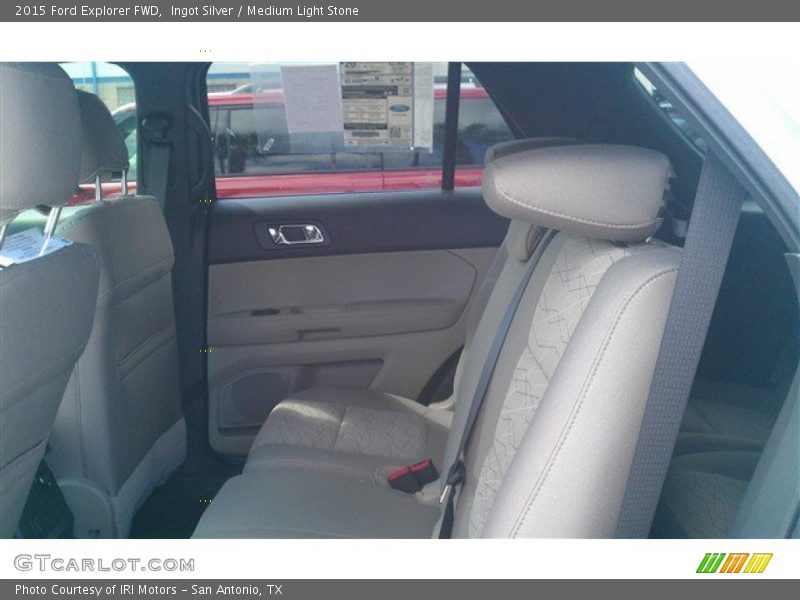 Ingot Silver / Medium Light Stone 2015 Ford Explorer FWD
