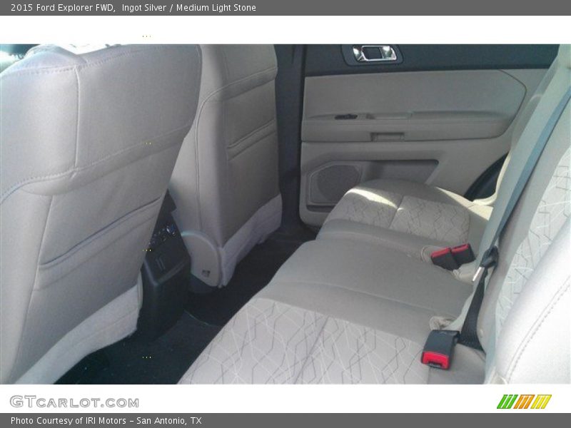 Ingot Silver / Medium Light Stone 2015 Ford Explorer FWD