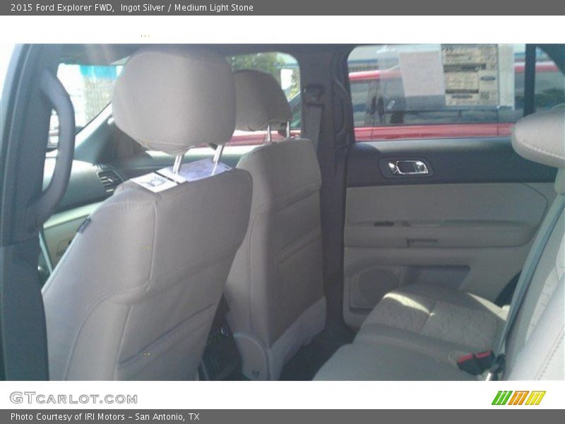 Ingot Silver / Medium Light Stone 2015 Ford Explorer FWD