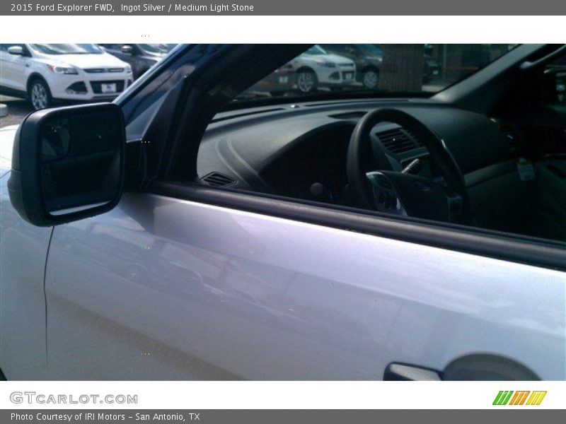 Ingot Silver / Medium Light Stone 2015 Ford Explorer FWD