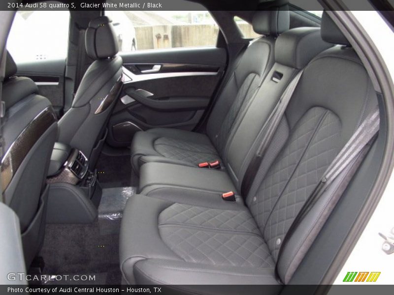 Glacier White Metallic / Black 2014 Audi S8 quattro S