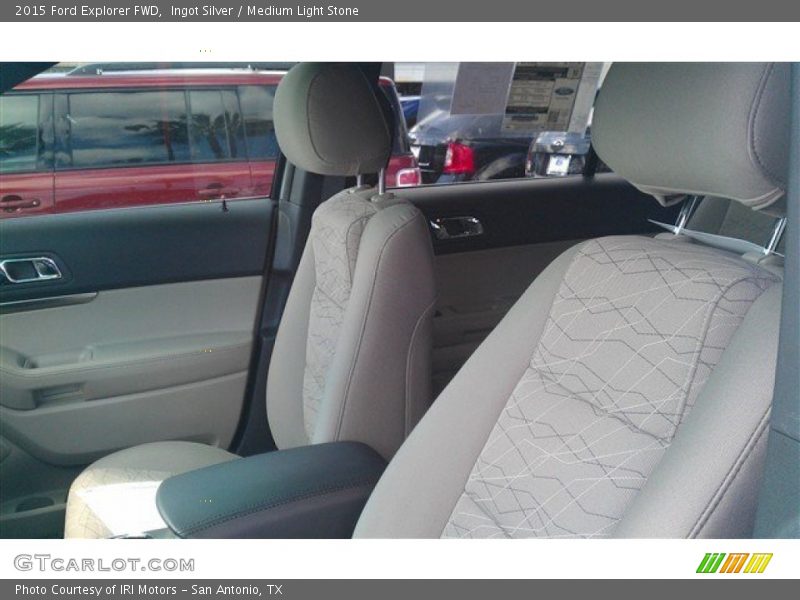 Ingot Silver / Medium Light Stone 2015 Ford Explorer FWD