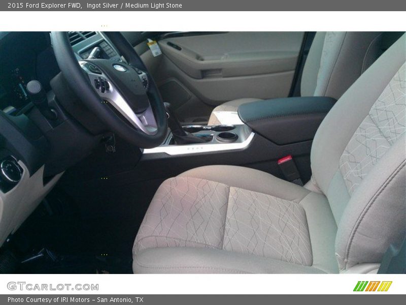 Ingot Silver / Medium Light Stone 2015 Ford Explorer FWD
