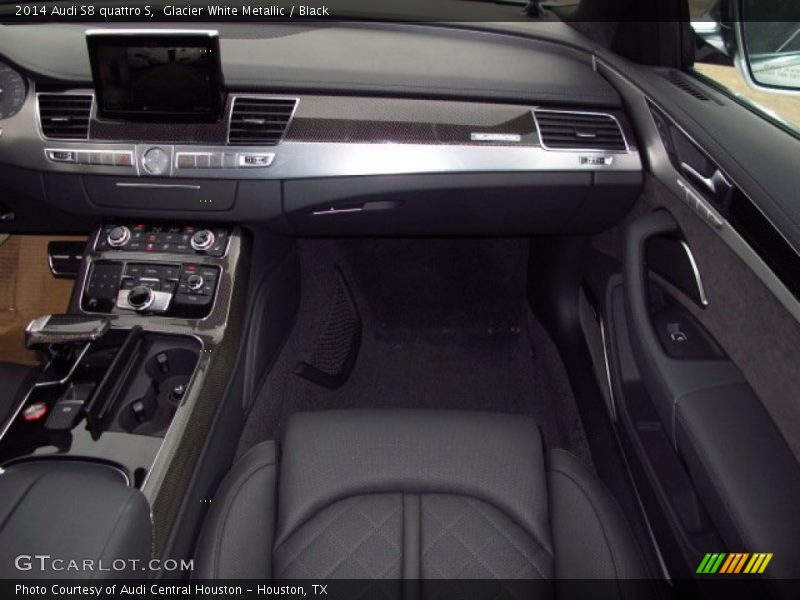 Glacier White Metallic / Black 2014 Audi S8 quattro S