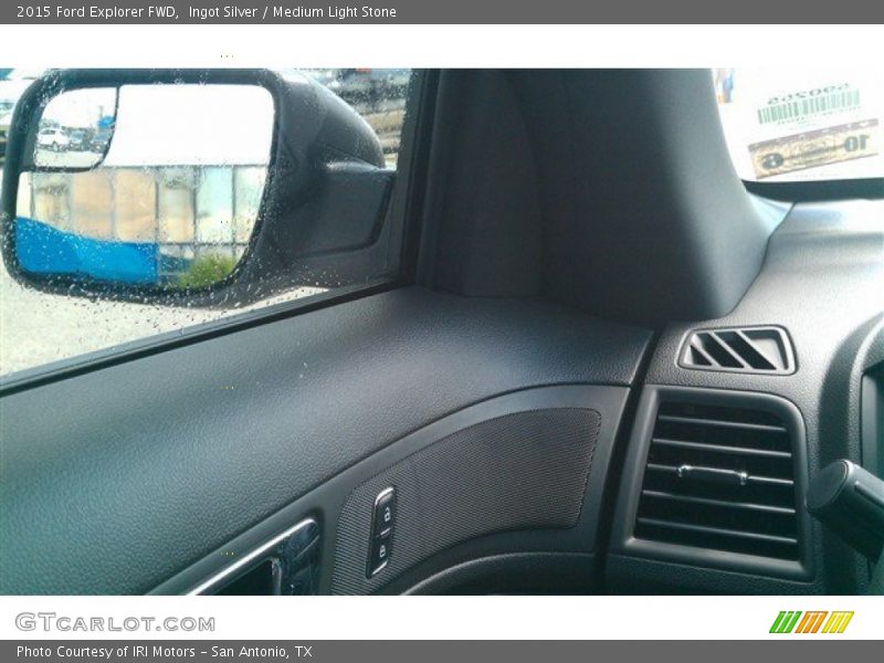 Ingot Silver / Medium Light Stone 2015 Ford Explorer FWD