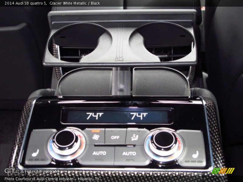 Glacier White Metallic / Black 2014 Audi S8 quattro S