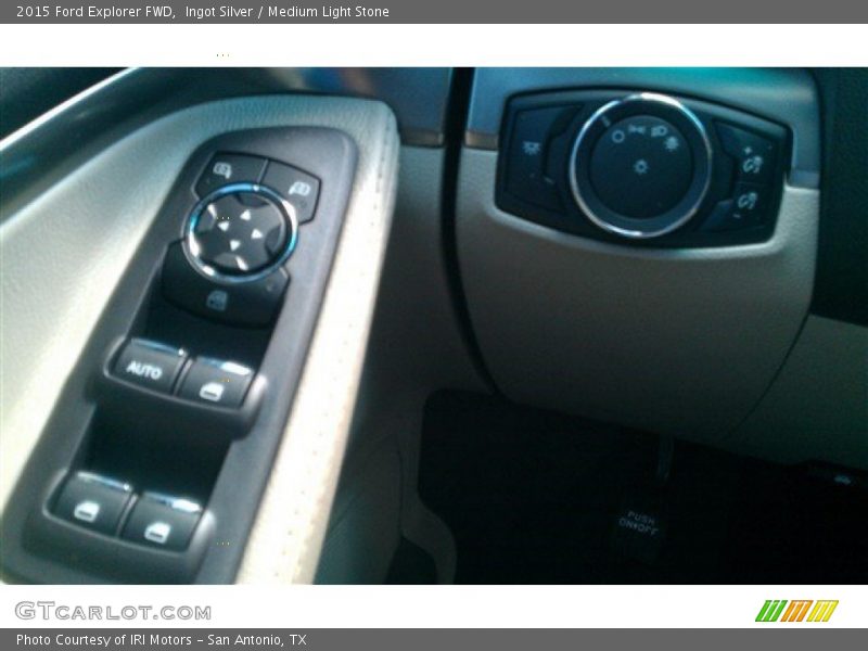 Ingot Silver / Medium Light Stone 2015 Ford Explorer FWD