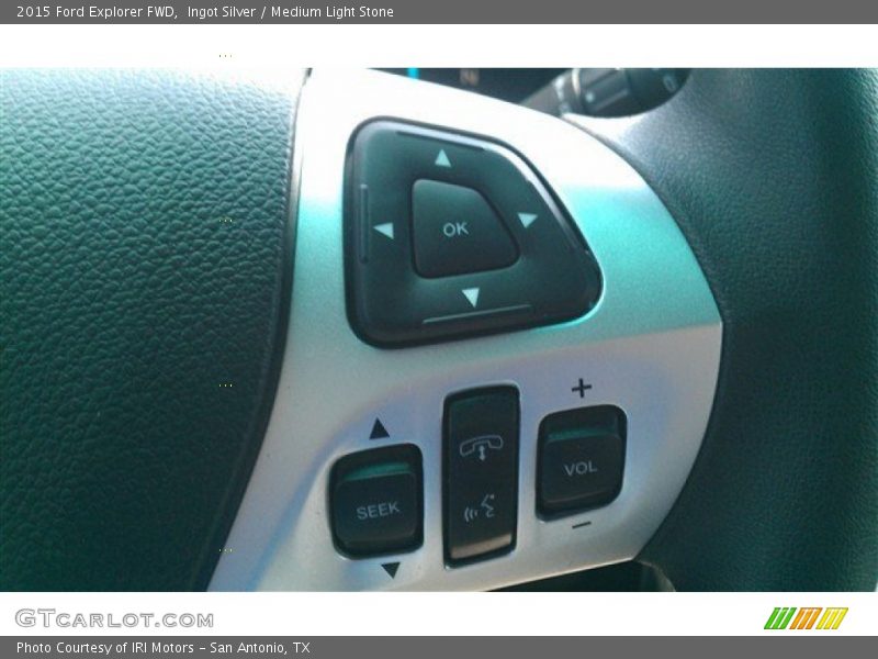 Ingot Silver / Medium Light Stone 2015 Ford Explorer FWD