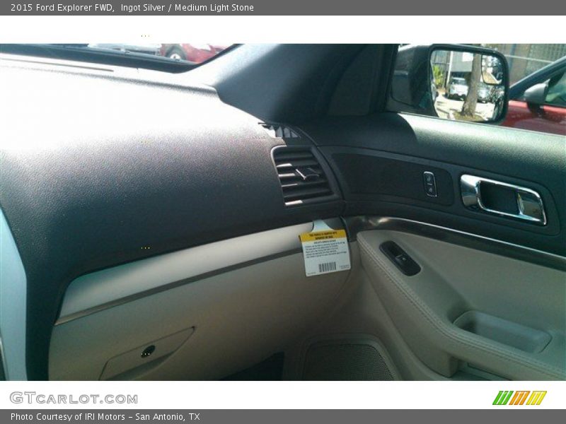 Ingot Silver / Medium Light Stone 2015 Ford Explorer FWD
