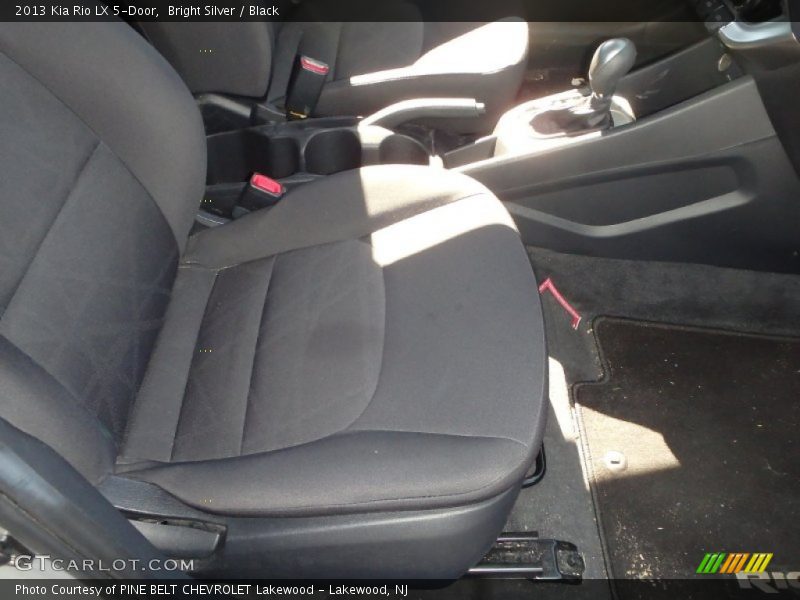 Bright Silver / Black 2013 Kia Rio LX 5-Door