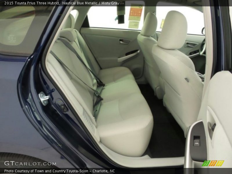 Nautical Blue Metallic / Misty Gray 2015 Toyota Prius Three Hybrid