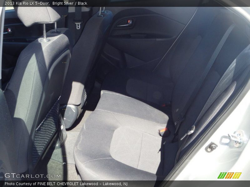 Bright Silver / Black 2013 Kia Rio LX 5-Door