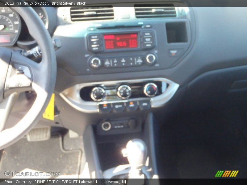 Bright Silver / Black 2013 Kia Rio LX 5-Door