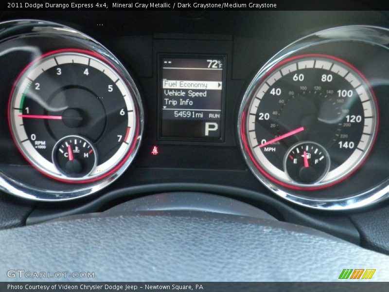 Mineral Gray Metallic / Dark Graystone/Medium Graystone 2011 Dodge Durango Express 4x4