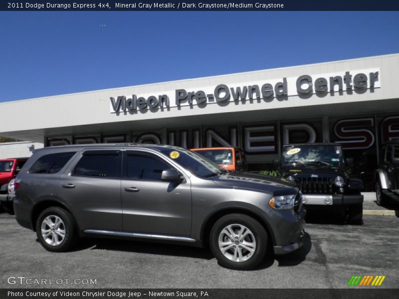 Mineral Gray Metallic / Dark Graystone/Medium Graystone 2011 Dodge Durango Express 4x4