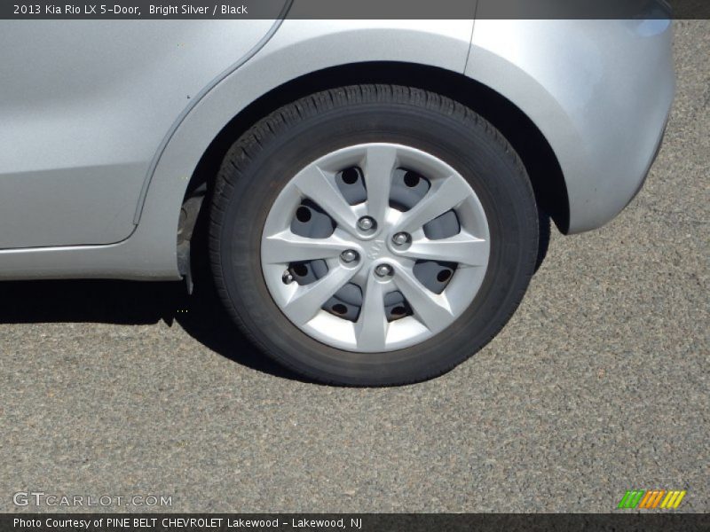 Bright Silver / Black 2013 Kia Rio LX 5-Door