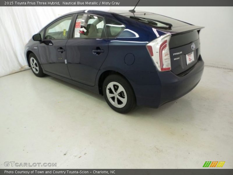 Nautical Blue Metallic / Misty Gray 2015 Toyota Prius Three Hybrid
