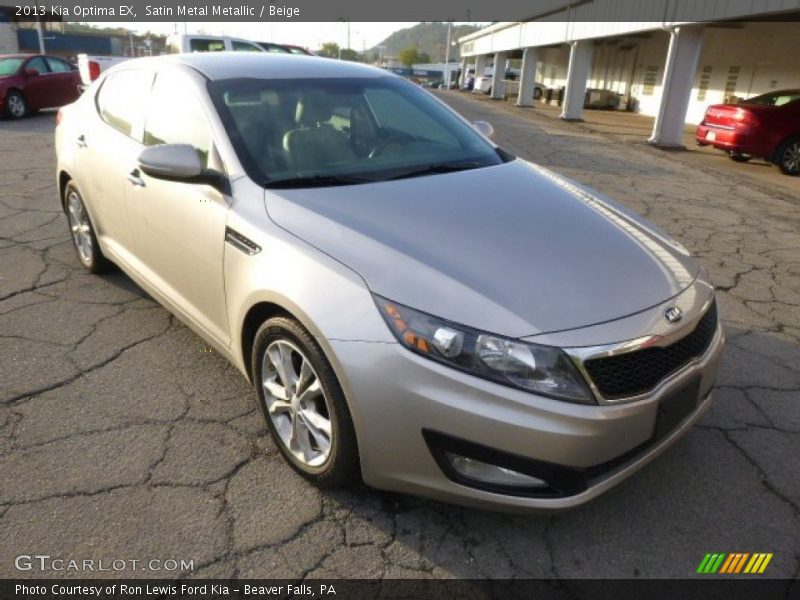 Satin Metal Metallic / Beige 2013 Kia Optima EX