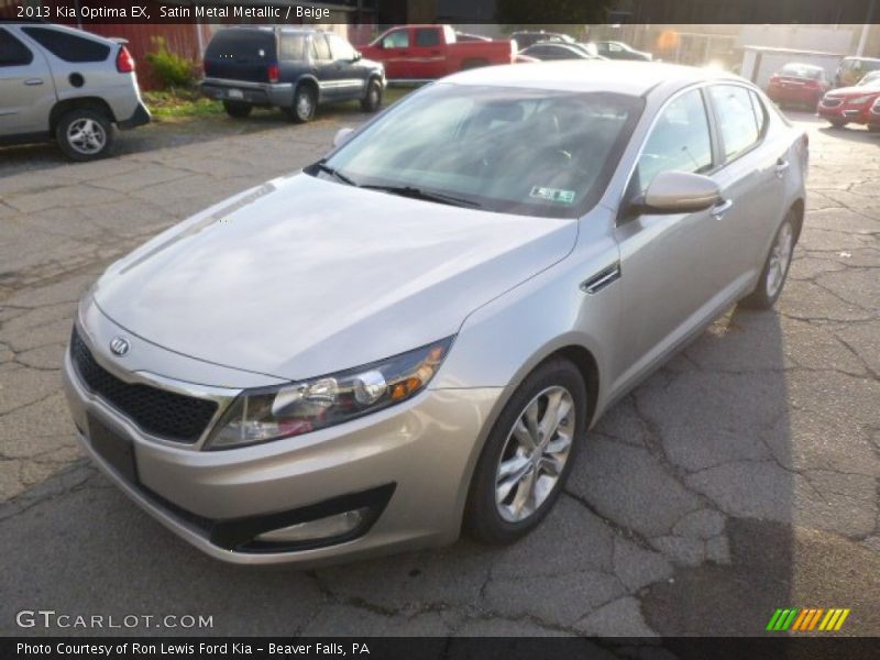 Satin Metal Metallic / Beige 2013 Kia Optima EX