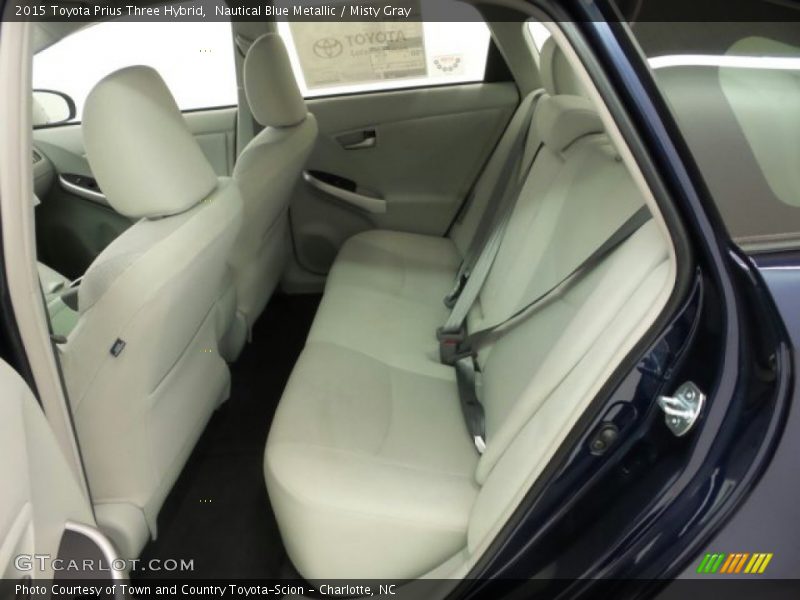 Nautical Blue Metallic / Misty Gray 2015 Toyota Prius Three Hybrid