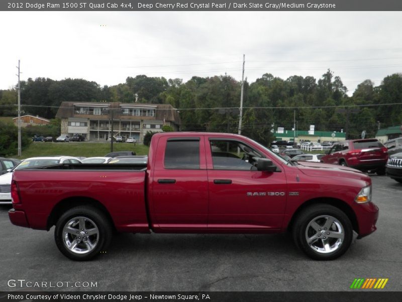 Deep Cherry Red Crystal Pearl / Dark Slate Gray/Medium Graystone 2012 Dodge Ram 1500 ST Quad Cab 4x4