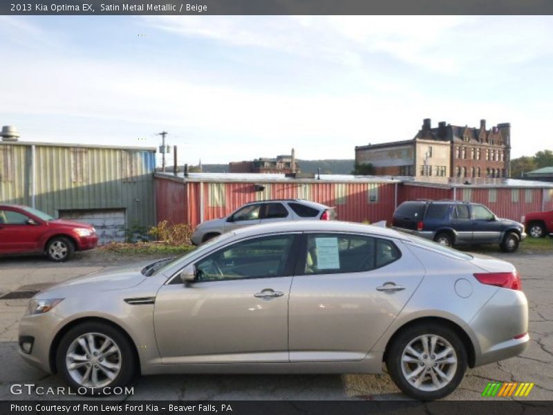 Satin Metal Metallic / Beige 2013 Kia Optima EX