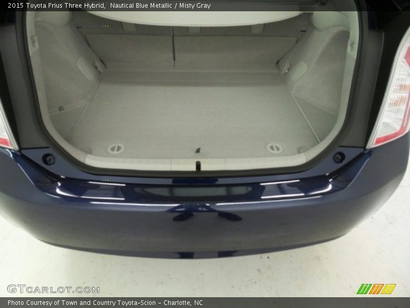 Nautical Blue Metallic / Misty Gray 2015 Toyota Prius Three Hybrid