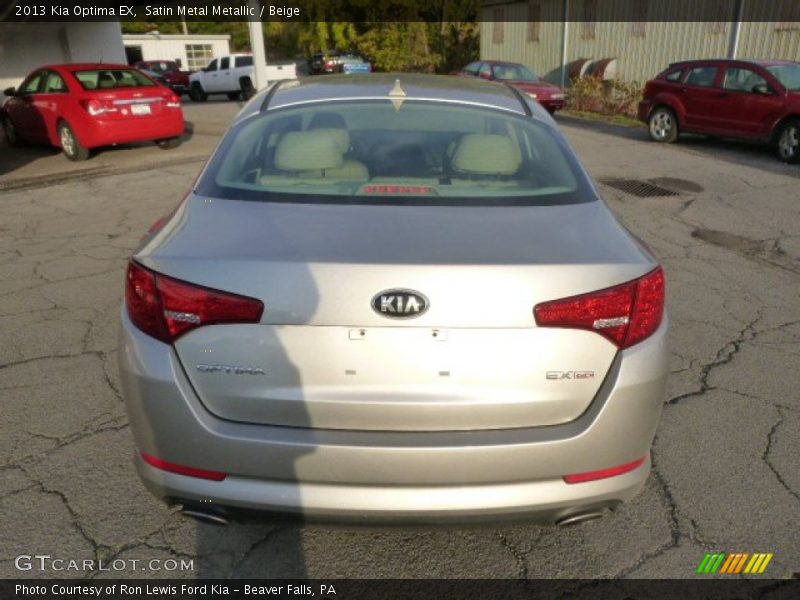 Satin Metal Metallic / Beige 2013 Kia Optima EX