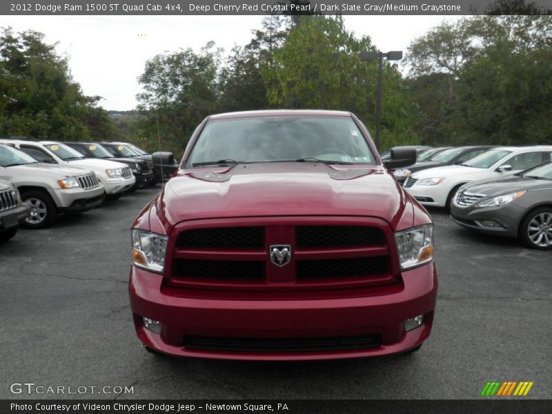 Deep Cherry Red Crystal Pearl / Dark Slate Gray/Medium Graystone 2012 Dodge Ram 1500 ST Quad Cab 4x4