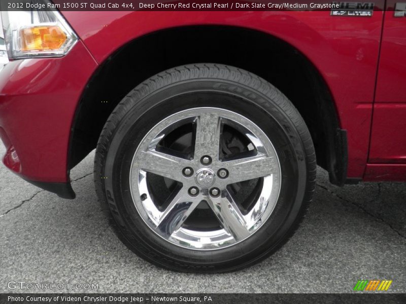 Deep Cherry Red Crystal Pearl / Dark Slate Gray/Medium Graystone 2012 Dodge Ram 1500 ST Quad Cab 4x4