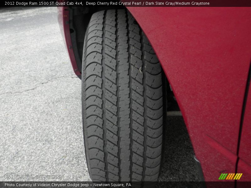 Deep Cherry Red Crystal Pearl / Dark Slate Gray/Medium Graystone 2012 Dodge Ram 1500 ST Quad Cab 4x4