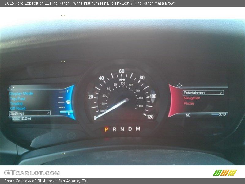 White Platinum Metallic Tri-Coat / King Ranch Mesa Brown 2015 Ford Expedition EL King Ranch