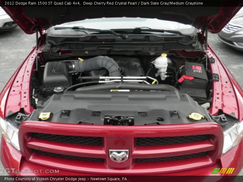 Deep Cherry Red Crystal Pearl / Dark Slate Gray/Medium Graystone 2012 Dodge Ram 1500 ST Quad Cab 4x4