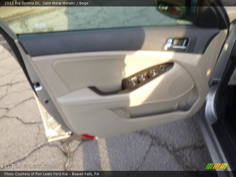 Satin Metal Metallic / Beige 2013 Kia Optima EX