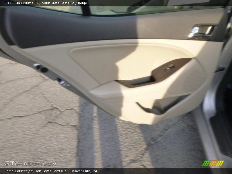 Satin Metal Metallic / Beige 2013 Kia Optima EX